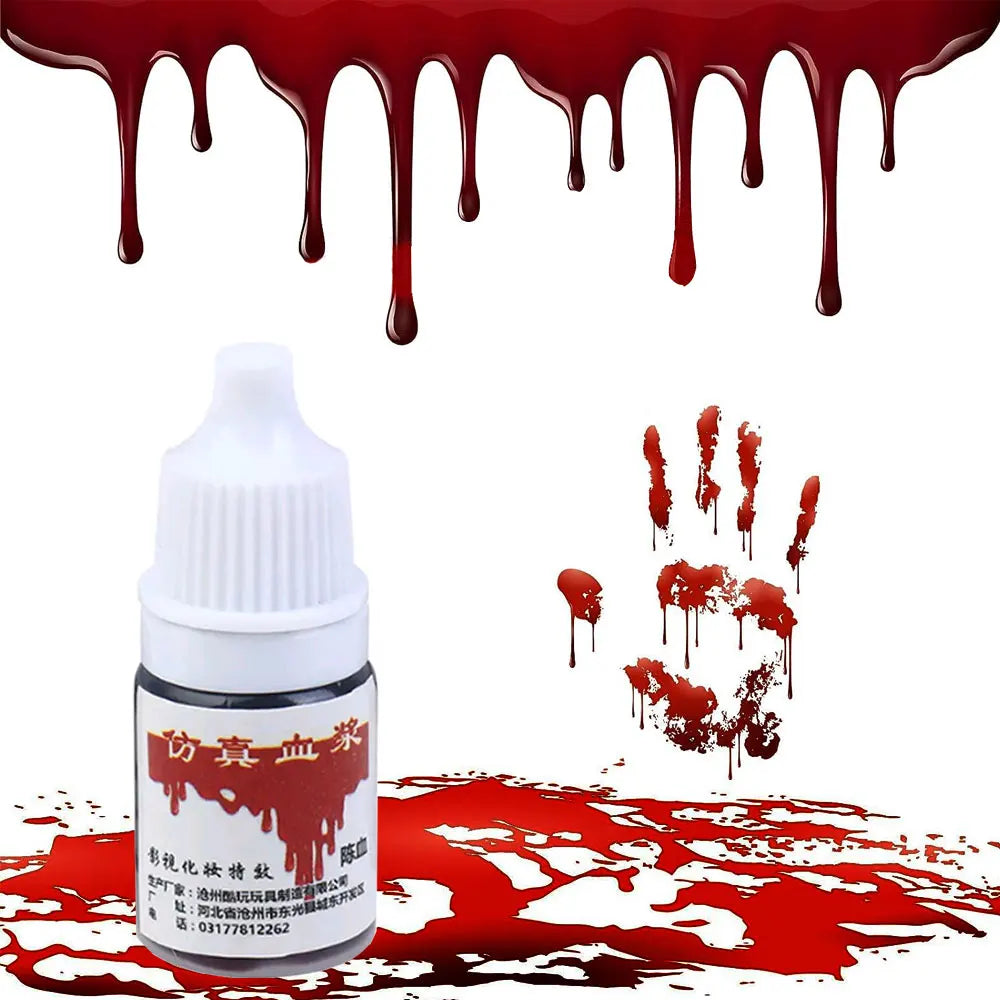 5ml Hematopoietic Props Holiday Party Fake Blood Halloween Cos Simulation of Human Vampire Fake Blood Party Decorative Supplies