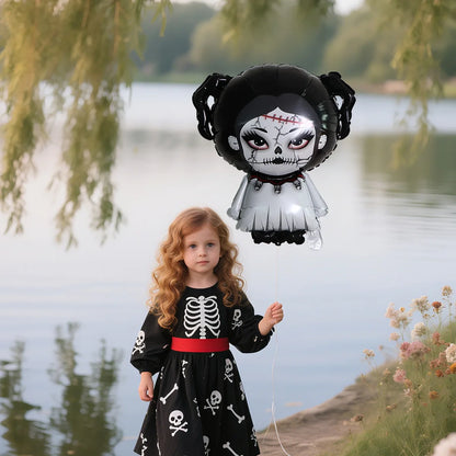 Halloween Home Decoration Balloons Skeleton Pumpkin Ghost Spider Aluminum Foil Balloon for Halloween Party Supplies