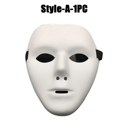 1-10PCS Hand Painted Halloween Masquerade Mask Full Face Scary Party Costume Props for Cosplay Carnival Role Play Festival