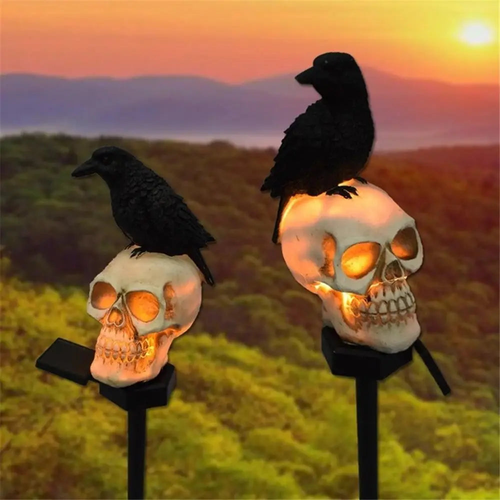 Halloween Outdoor Skeleton Ghost Horror Light Decor