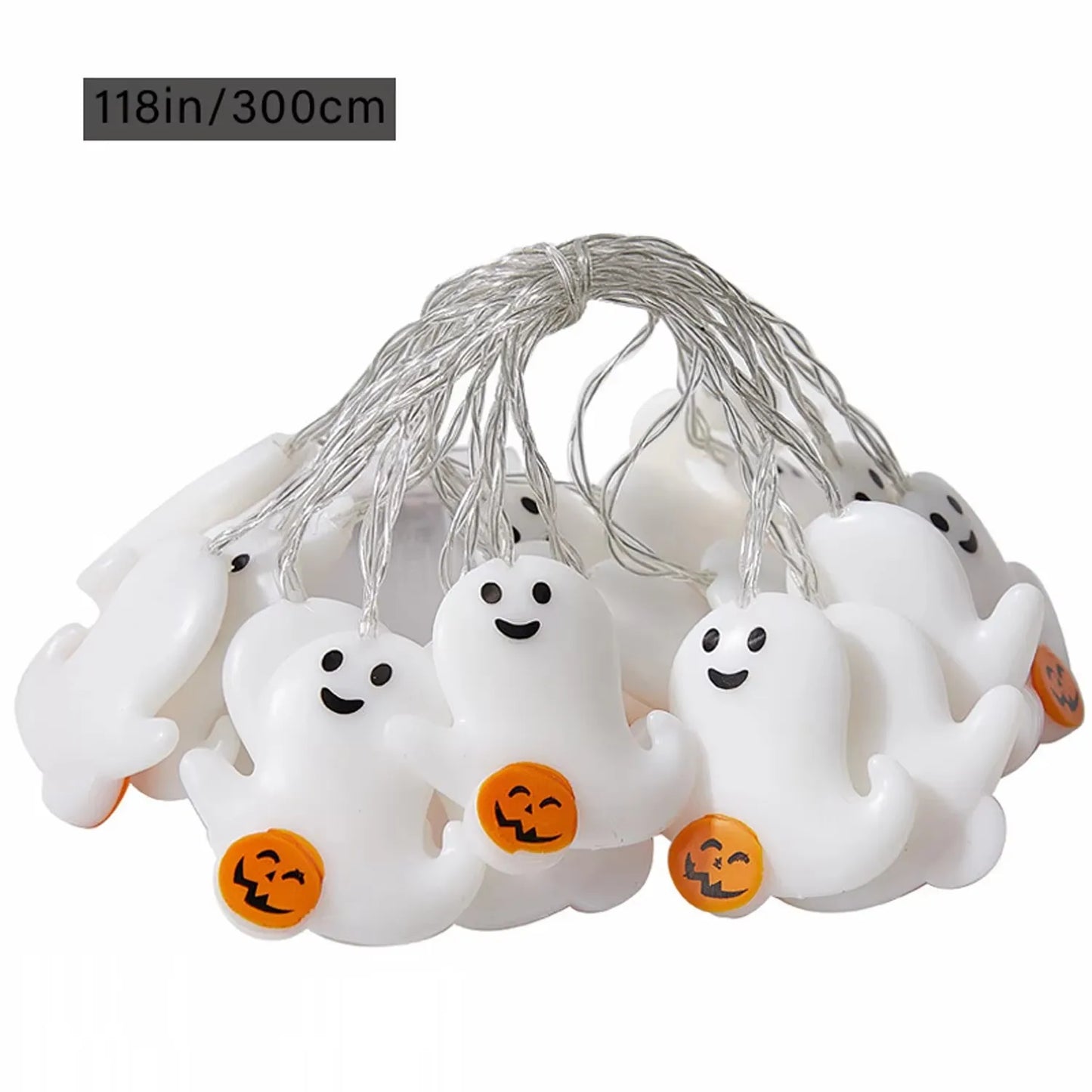 LED Halloween light string Halloween Family Bar Atmosphere Decoration Battery Powered - Excluding Battery