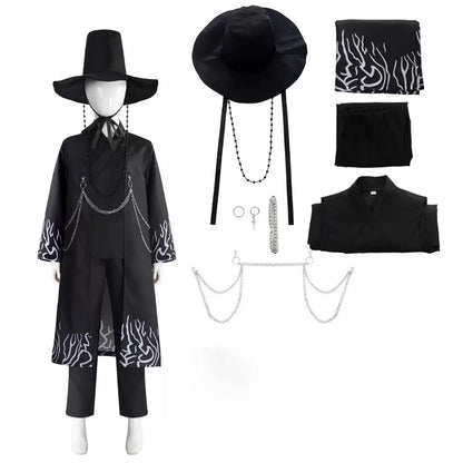 Men's Halloween Costume Set - coat, pants and headgear