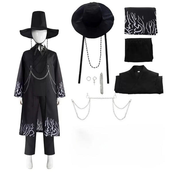 Men's Halloween Costume Set - coat, pants and headgear