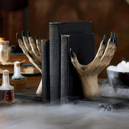 Gothic Monster Bookends - unique scary home decor