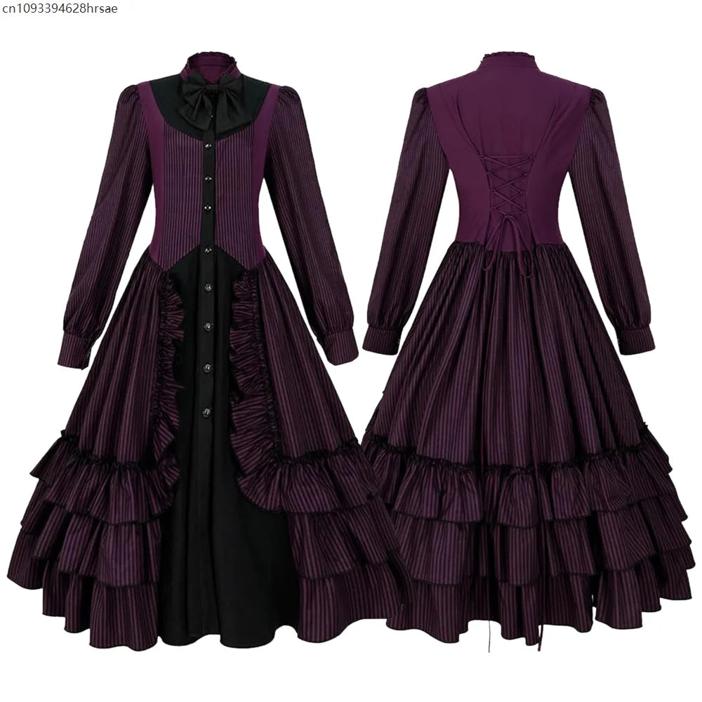 Victorian Gothic Dress - medieval queen costume