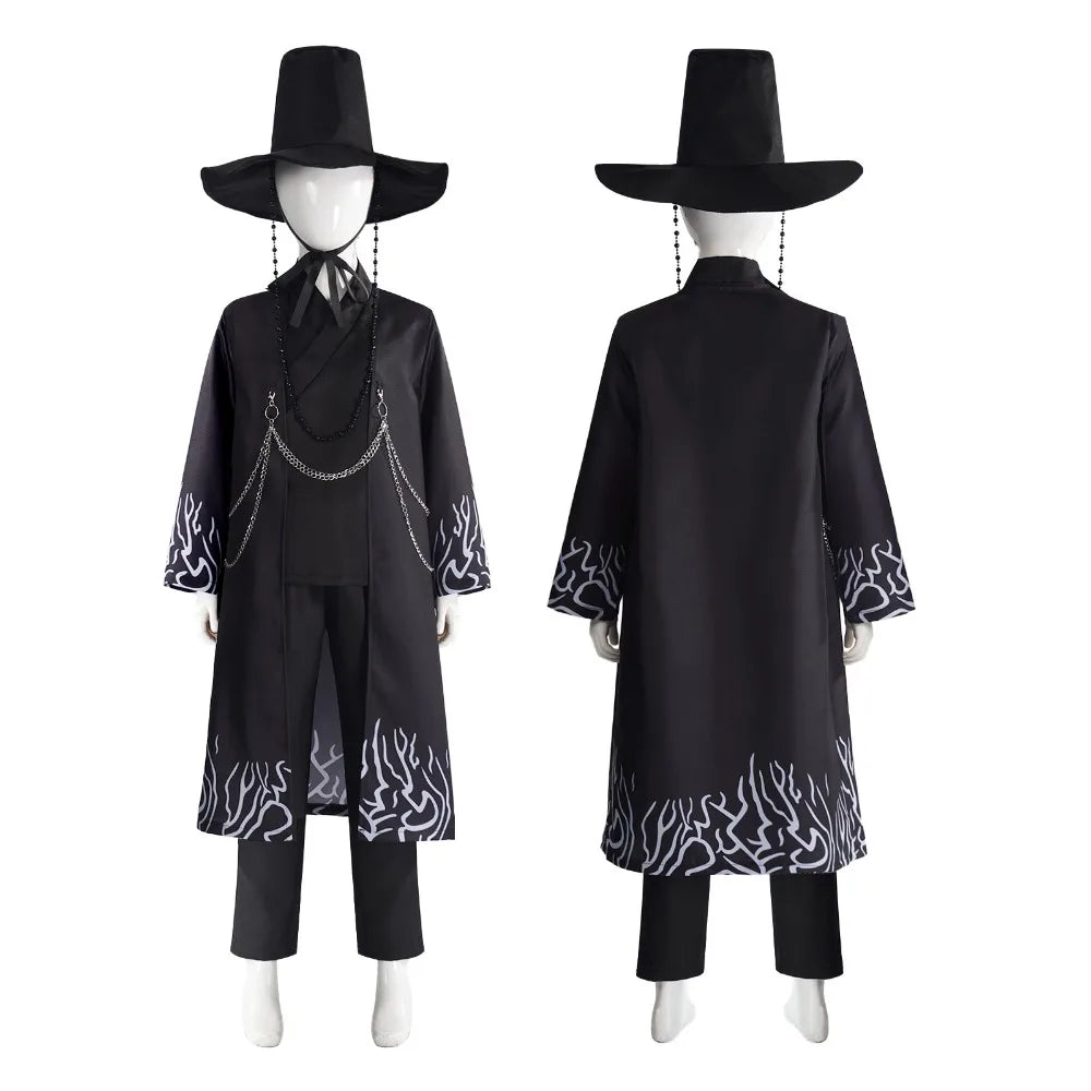 Men's Halloween Costume Set - coat, pants and headgear