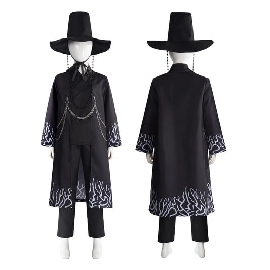 Men's Halloween Costume Set - coat, pants and headgear