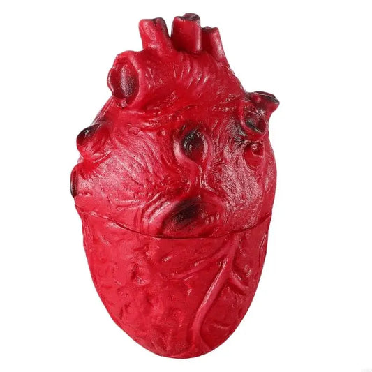 Accesorios realistas de corazón de Halloween para decoraciones de fiestas de miedo órgano simulado