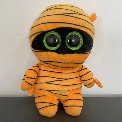 Peluche Ty Beanie Boos, juguete de momia naranja, animal, regalos de Halloween