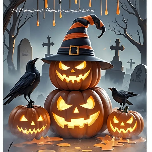 Linterna de calabaza de Halloween, decoración de casa encantada, accesorios de decoración luminosos con temática de calabaza, luces de ambiente para fiestas festivas
