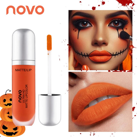 Pintura Facial en Barra y Lápiz Labial Mate, Color Intenso para Labios, Impermeable, No Destiñe, para Halloween, Efectos Especiales, Fiestas de Cosplay