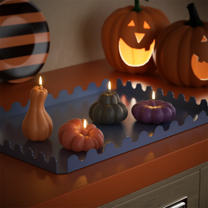 Pumpkin Candle Molds - soy wax Halloween craft