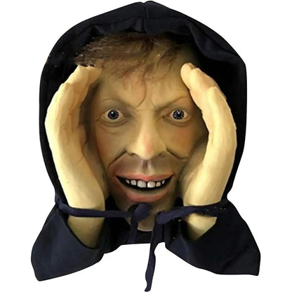 PVC Scary Peeper Freak Sticker Indoor And Outdoor Spooky House Party Scares Window Sticker Window Hanging Mask