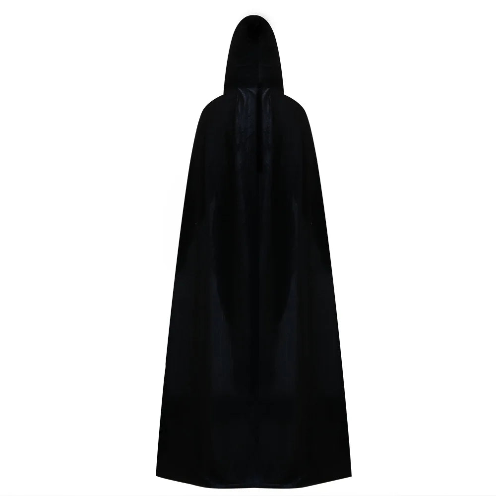 Black Velvet Cloak - adult and kids Halloween cape