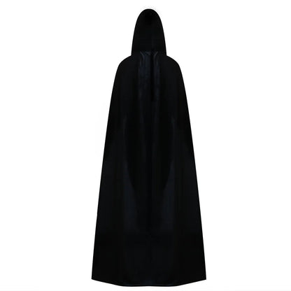 Black Velvet Cloak - adult and kids Halloween cape