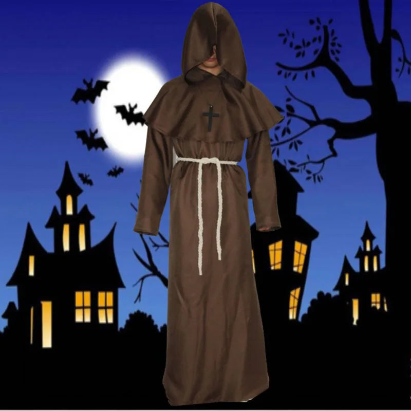 disfraces antiguos monje medieval
