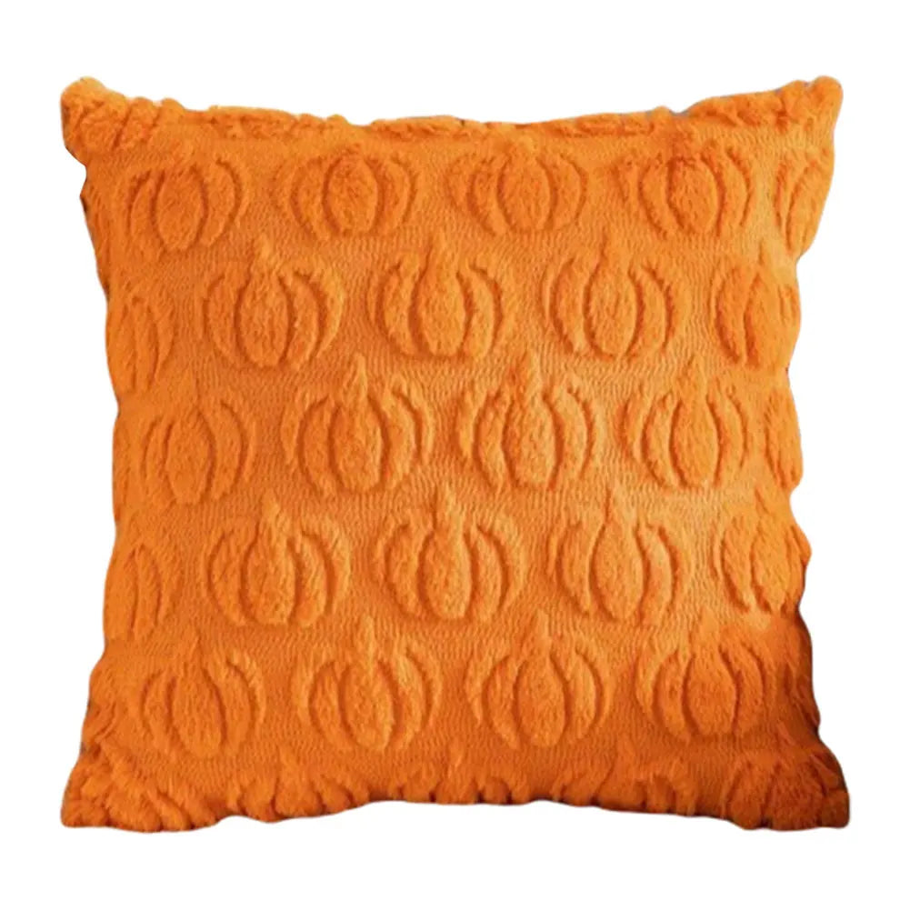 Funda de almohada suave de terror de murciélago fantasma de calabaza de dibujos animados