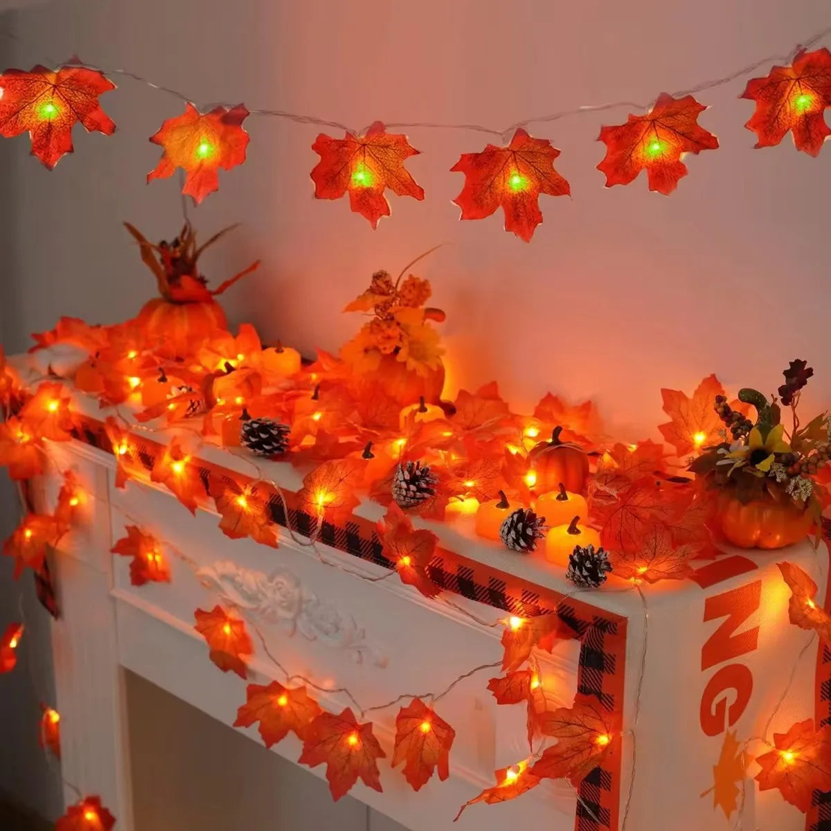1.5/3m Halloween Light String Mummy Pumpkin Ghost Lantern String Ghost Festival Supplies Happy Halloween Party Decor 2024