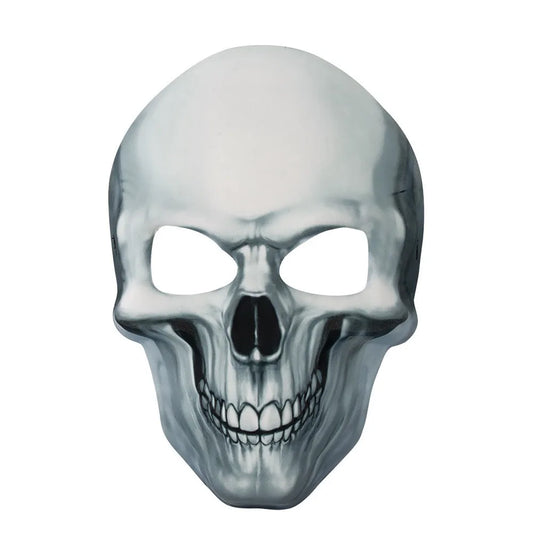 Máscara de calavera de Halloween de cara completa Luminosa Divertida Aterradora Máscara de calavera Fácil de usar Espeluznante Fiesta Cosplay Máscara Cosplay
