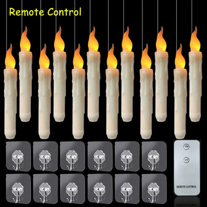 6/12PCS Christmas LED Flameless Candles