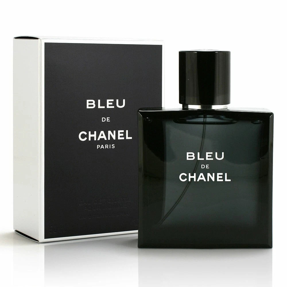 BLEU de CHANEL Eau de Toilette Spray for Men – 3.4 oz / 100ml (New & Sealed Box)
