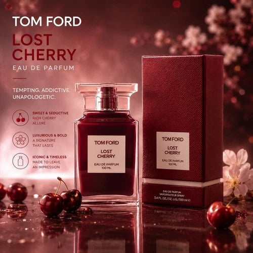 Tom Ford Lost Cherry Eau de Parfum Spray – 3.4 fl oz / 100 mL